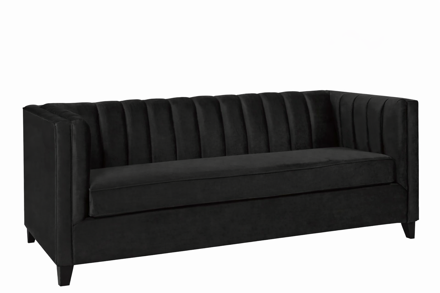Pickering Sofa - Black Velvet