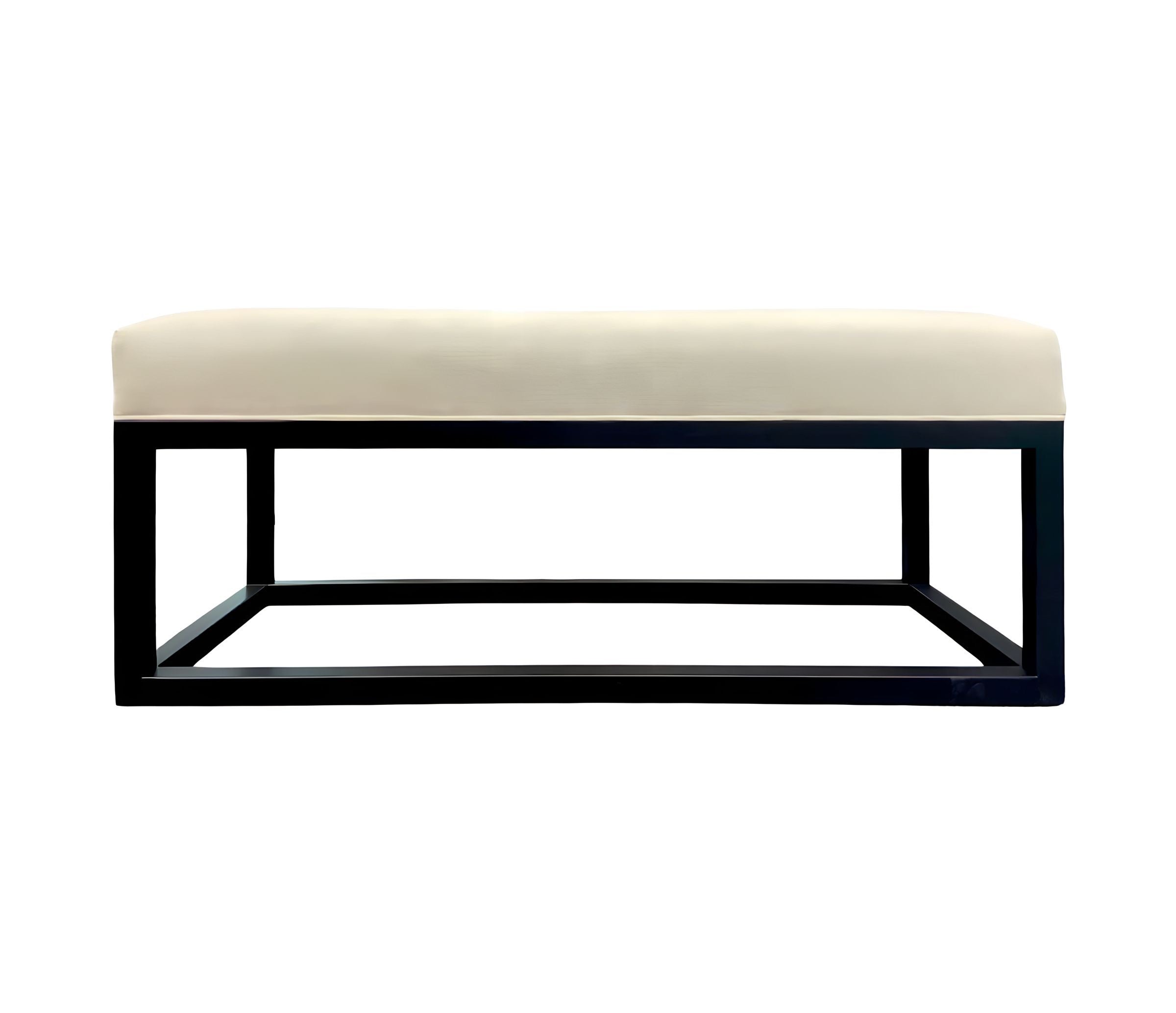 Vista Bench - Pearl Velvet