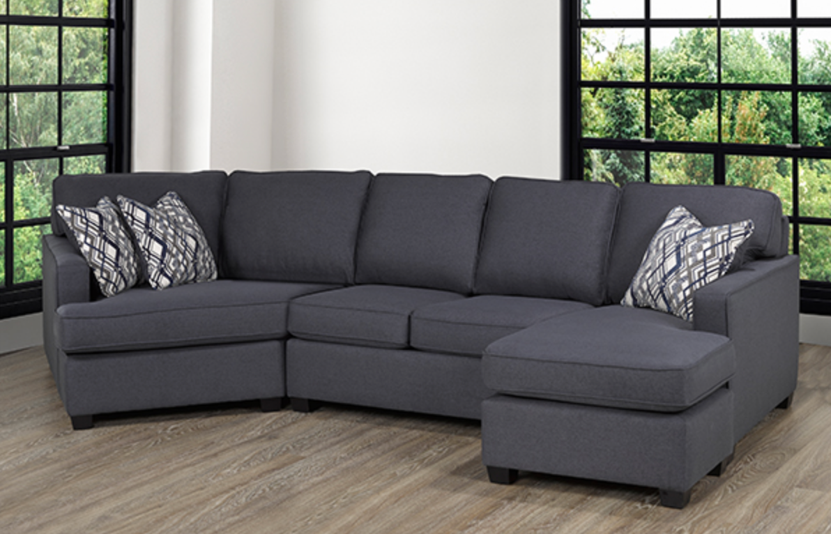 Wembley II Sectional - Dark Grey