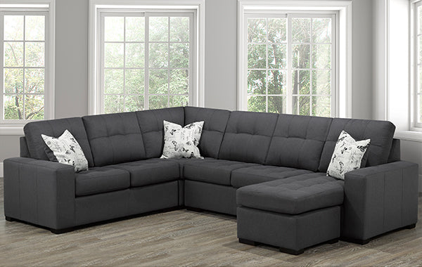 Sunderland Configurable Sectional - Dark Grey