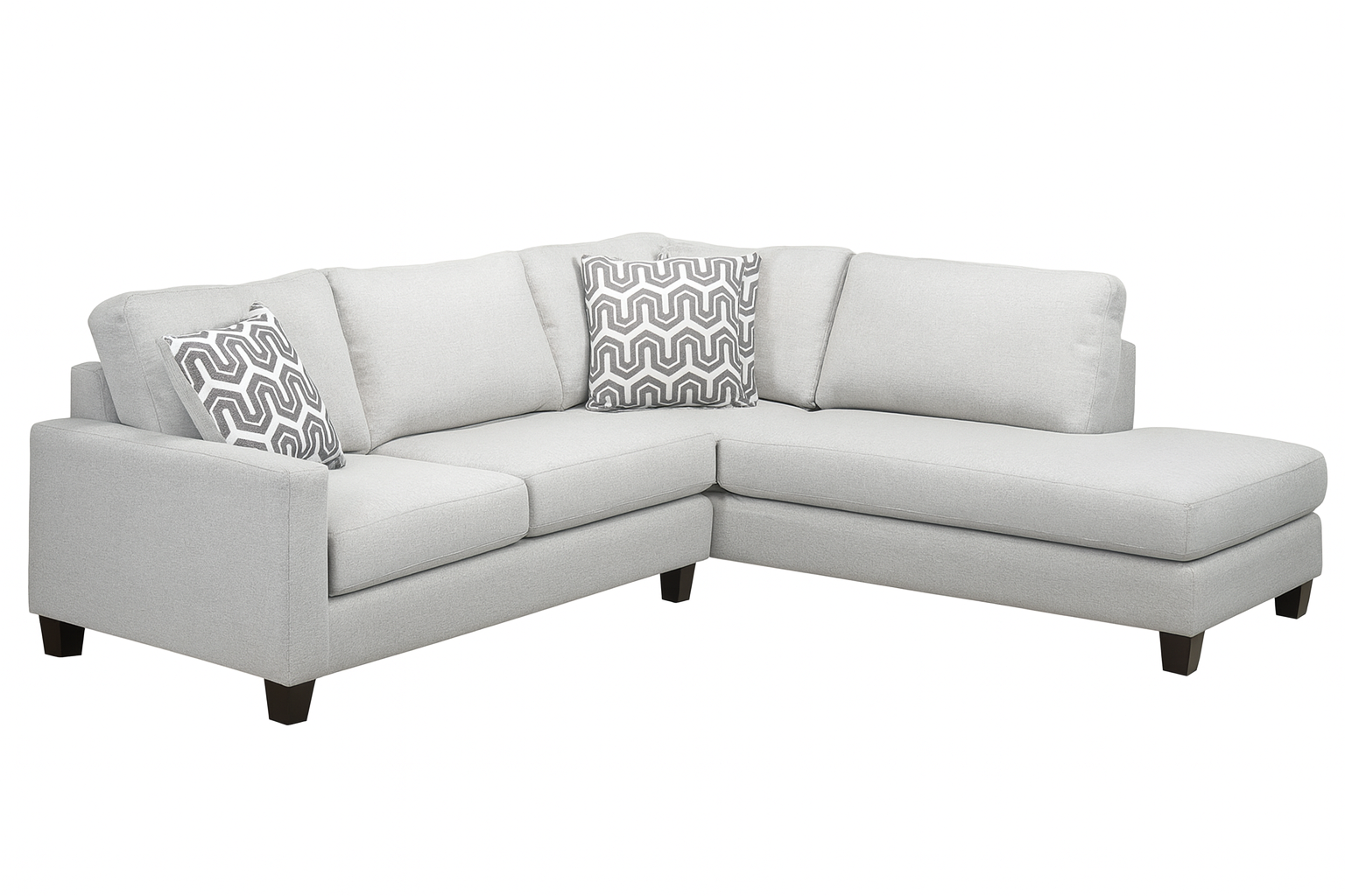 Johnson Sectional - Light Grey
