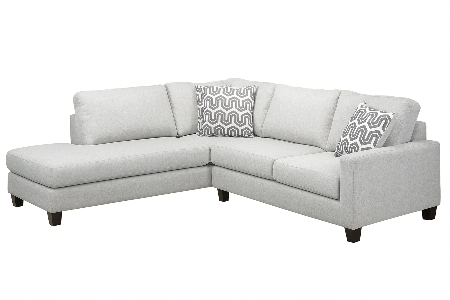 Johnson Sectional - Light Grey