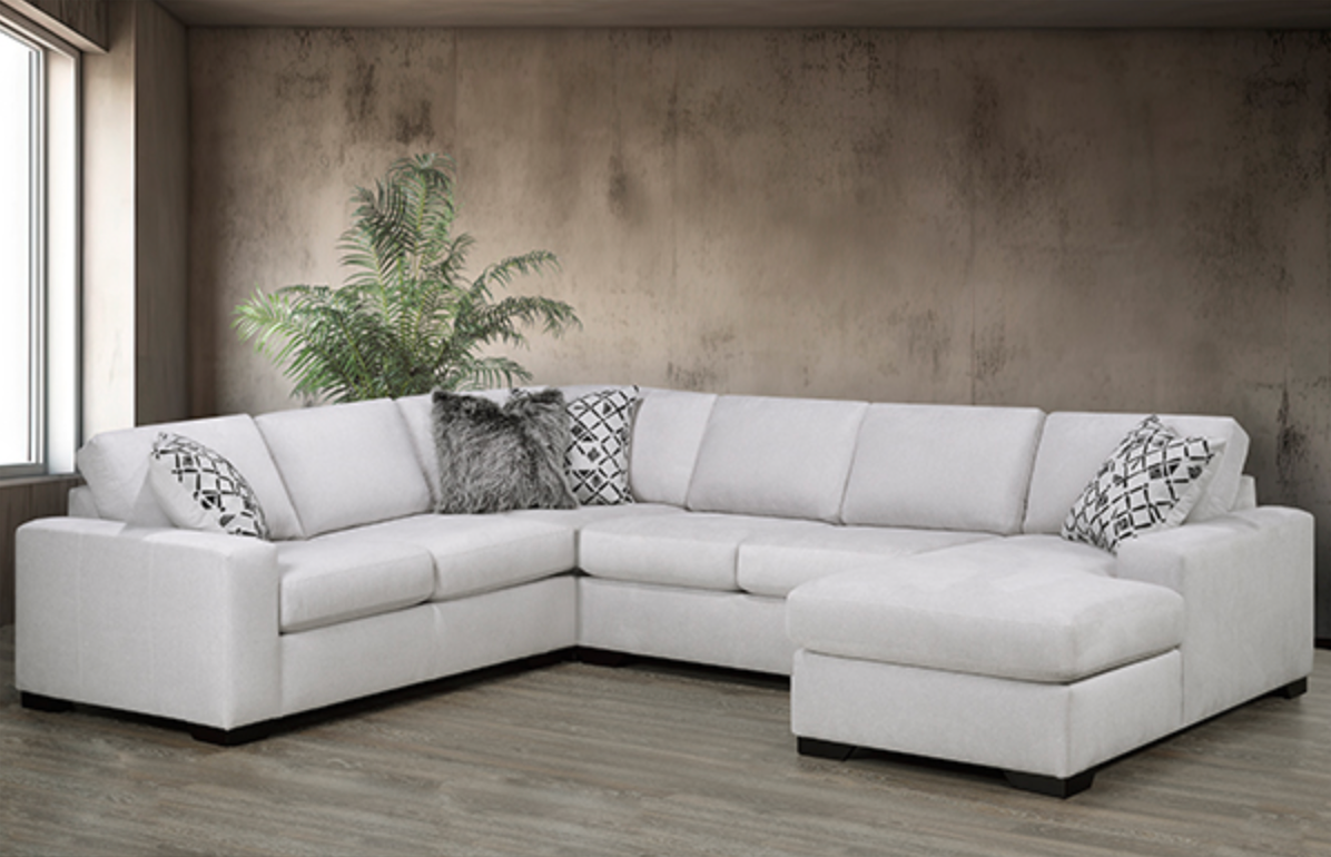Orleans Sectional - Light Grey