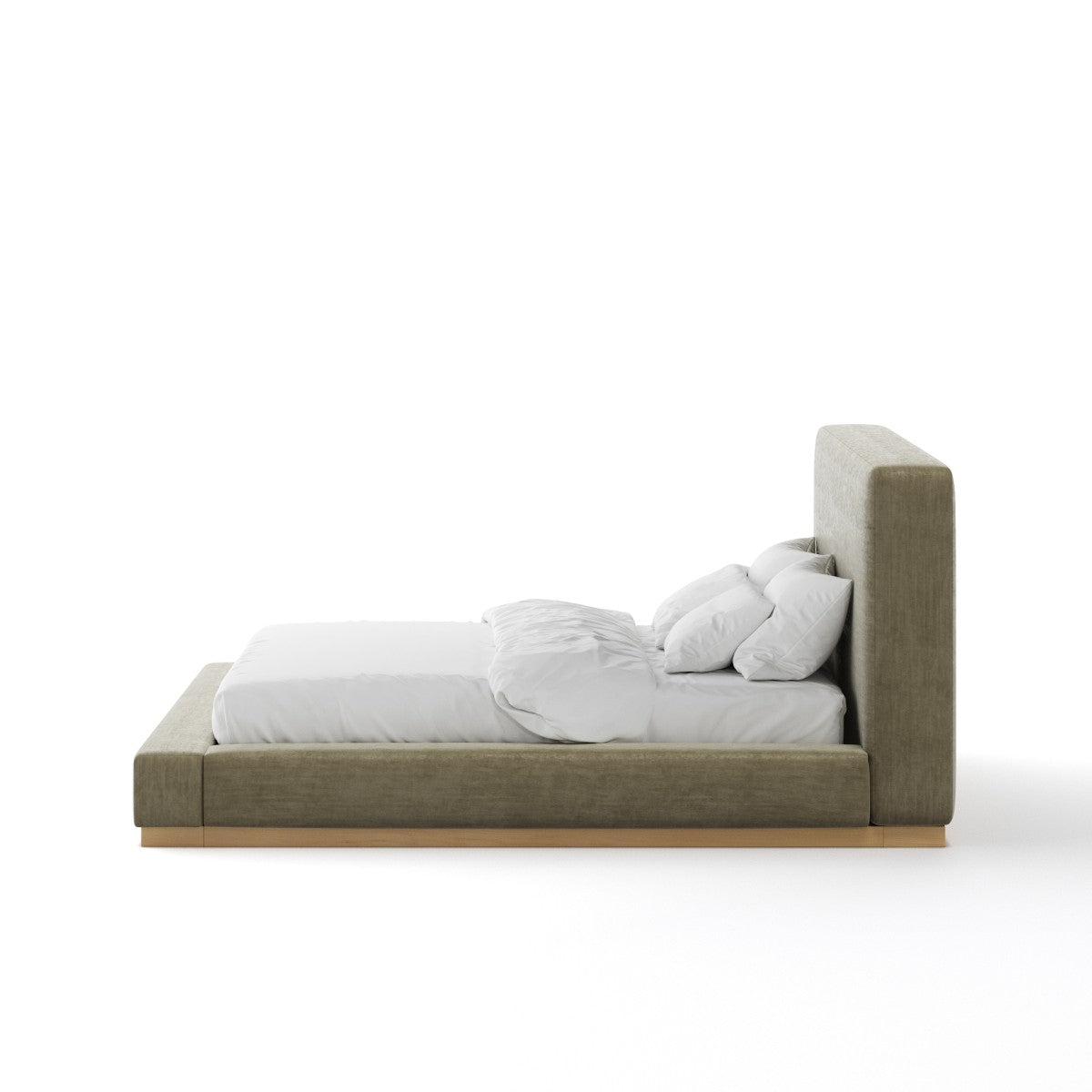 Caplan Platform Bed - Olive