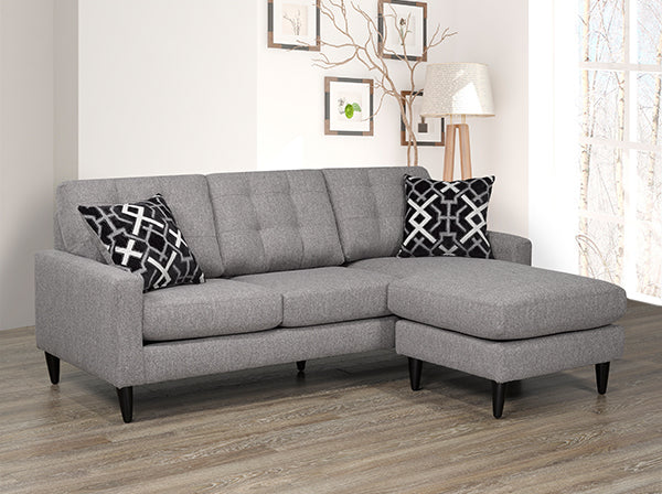 Lucille LHF/RHF Configurable Sectional - Grey