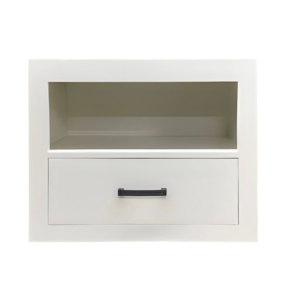 Storage Nightstand - White