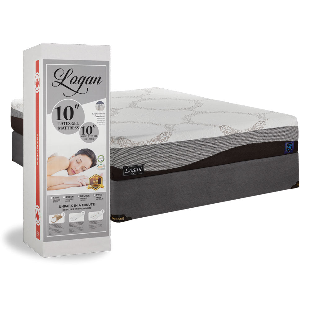 10” Latex Gel Mattress Made In Canada