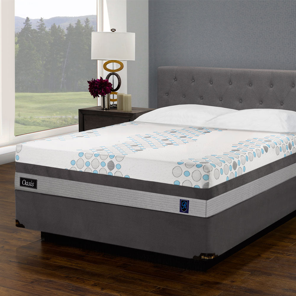 Oasis 12" Gel Memory Foam Mattress
