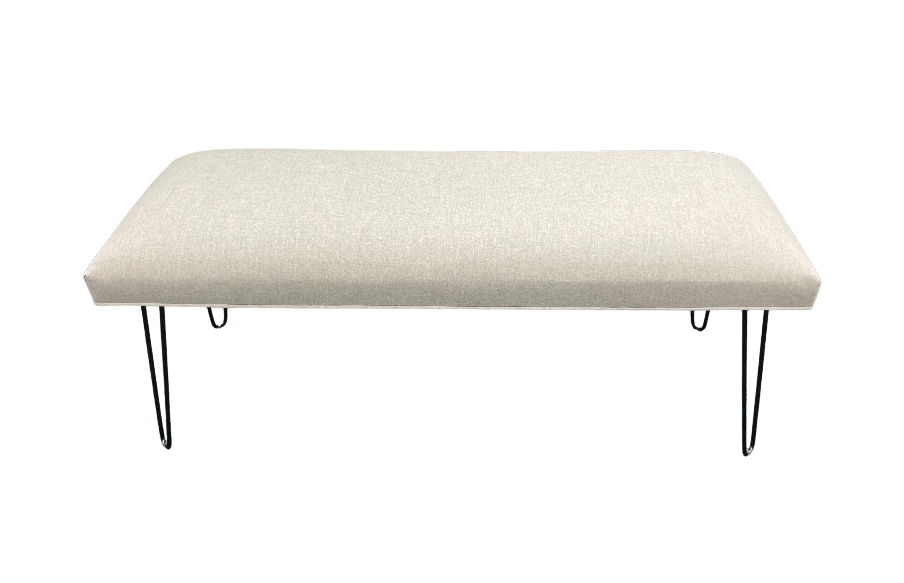 Caledon Bench - Light Beige Linen