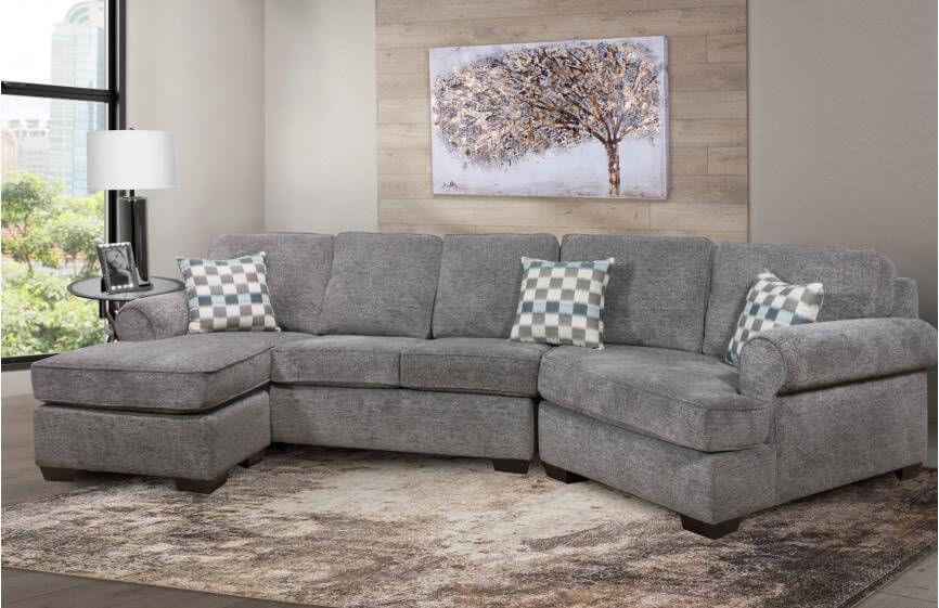 Apollo Sectional - Grey - Canadian Furniture