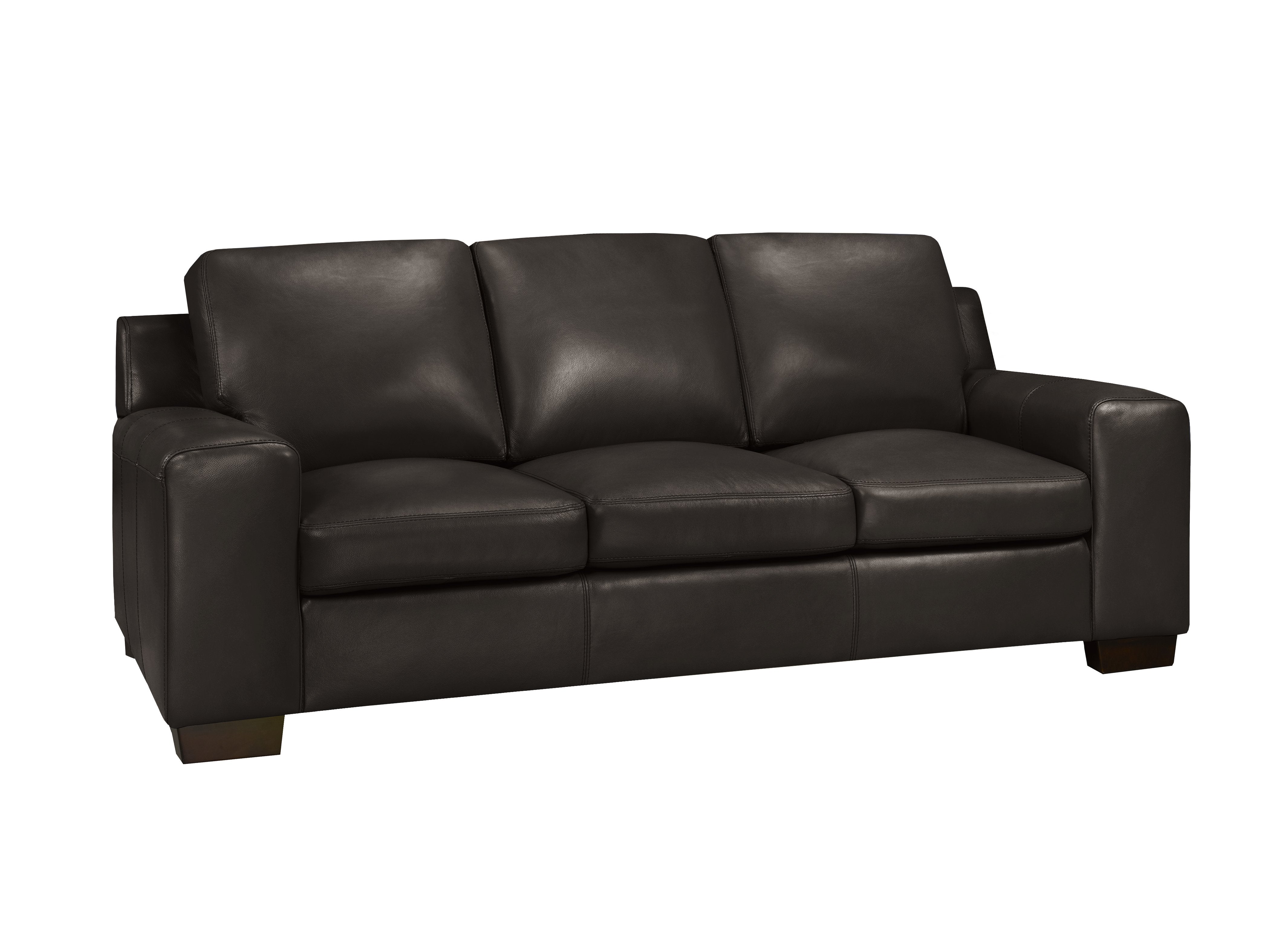 Vernon Sofa Series - Mocha Genuine Leather