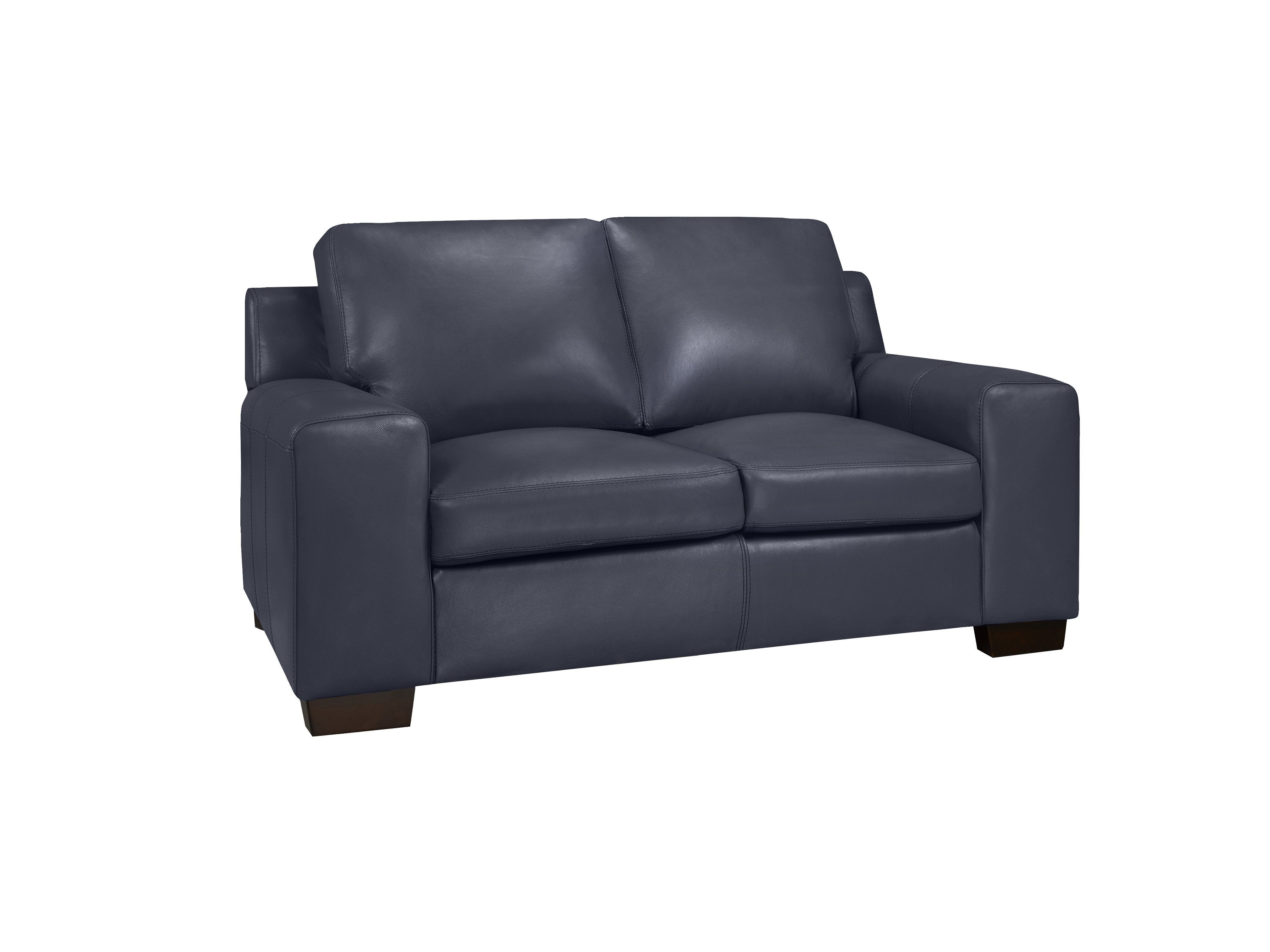 Vernon Sofa Series - Navy Genuine Leather