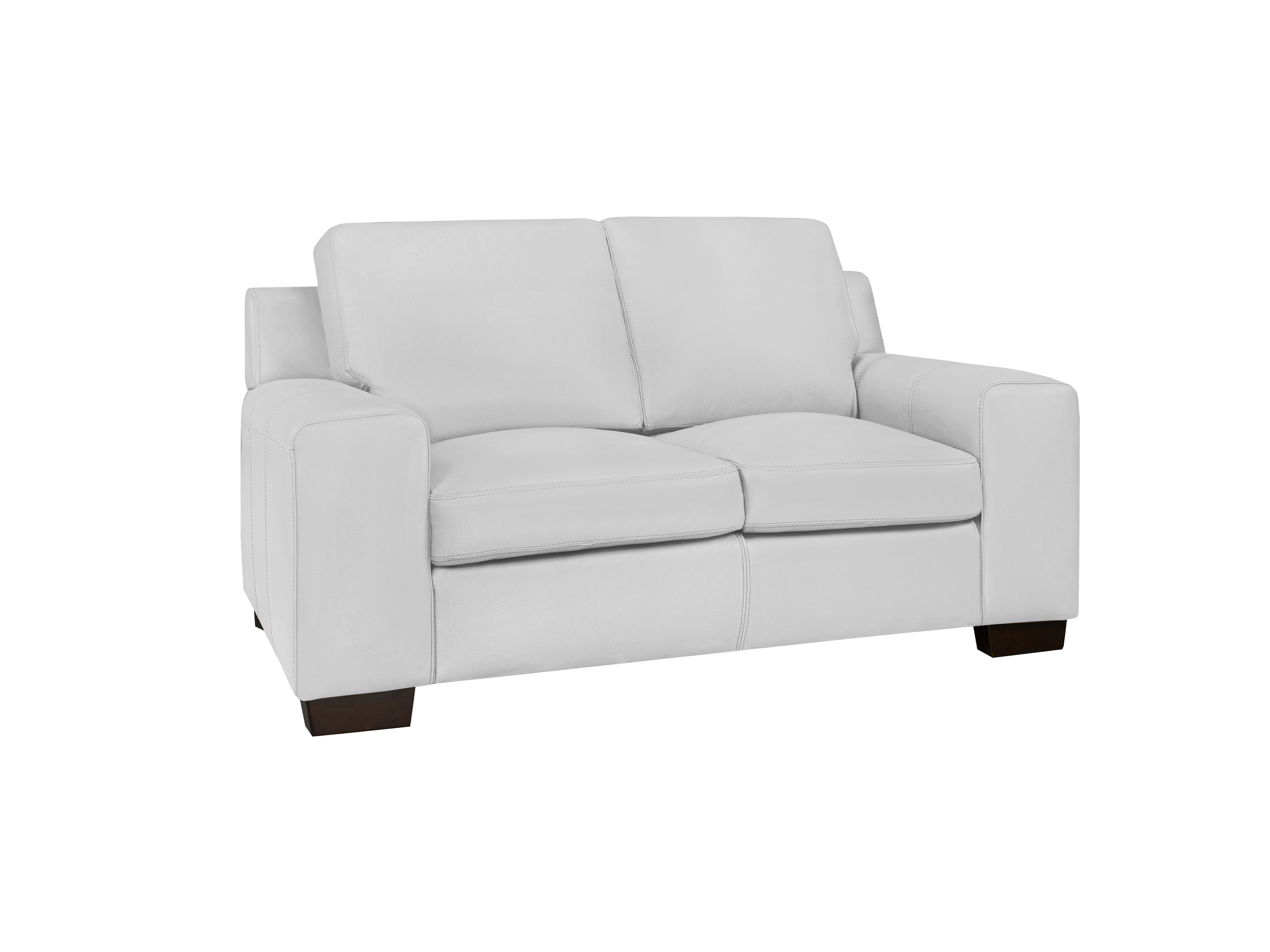 Vernon Sofa Series - Silver Grey Genuine Leather