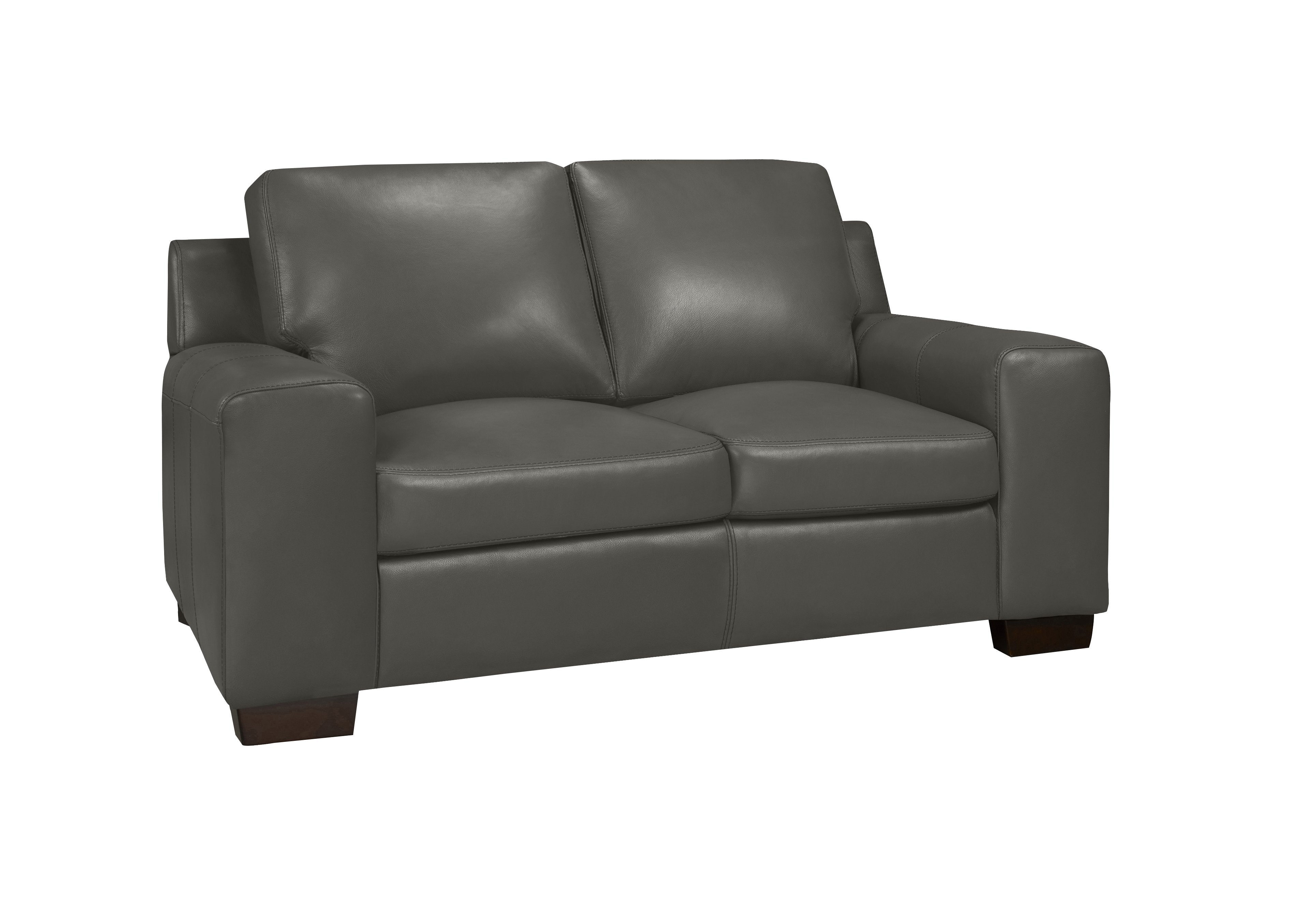 Vernon Sofa Series - Stone Grey Genuine Leather