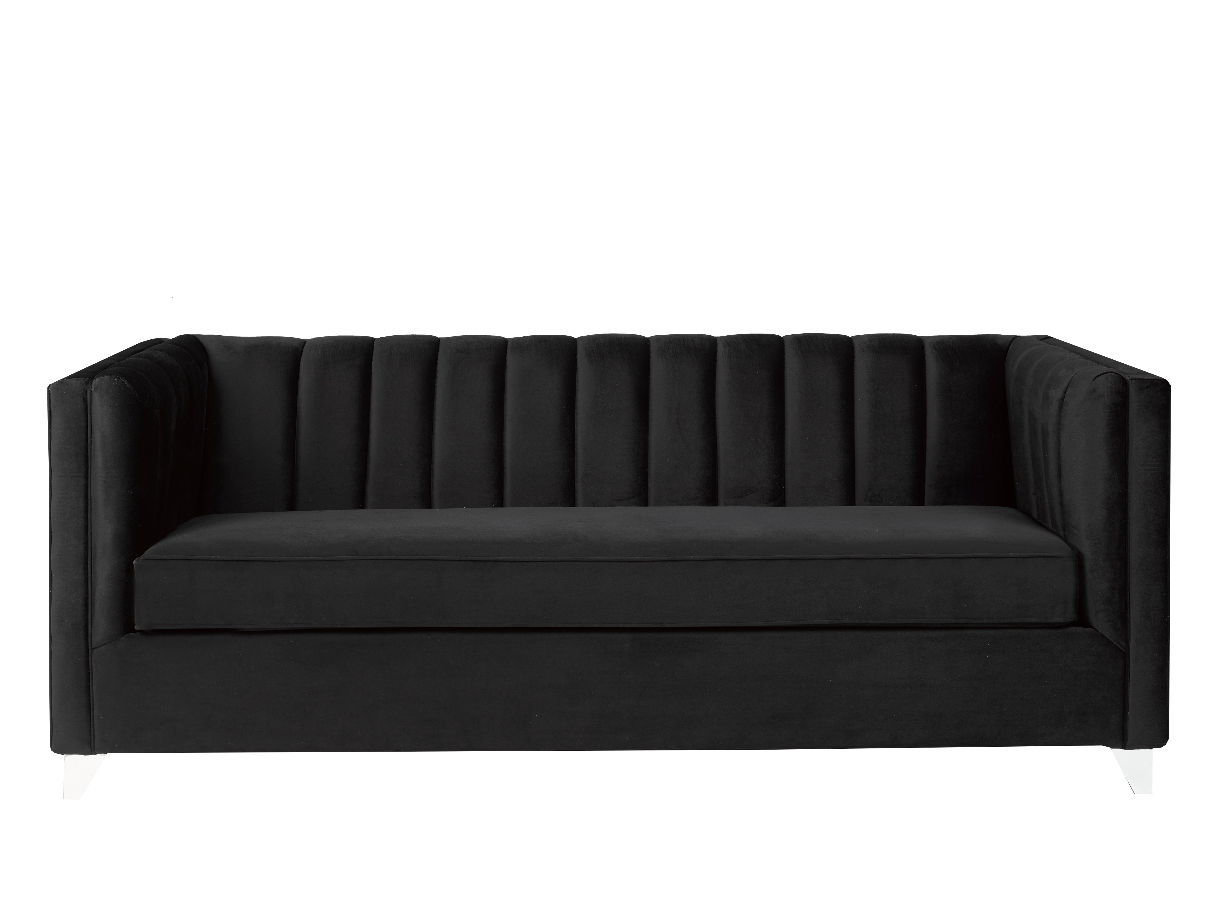 Pickering Sofa - Black Velvet