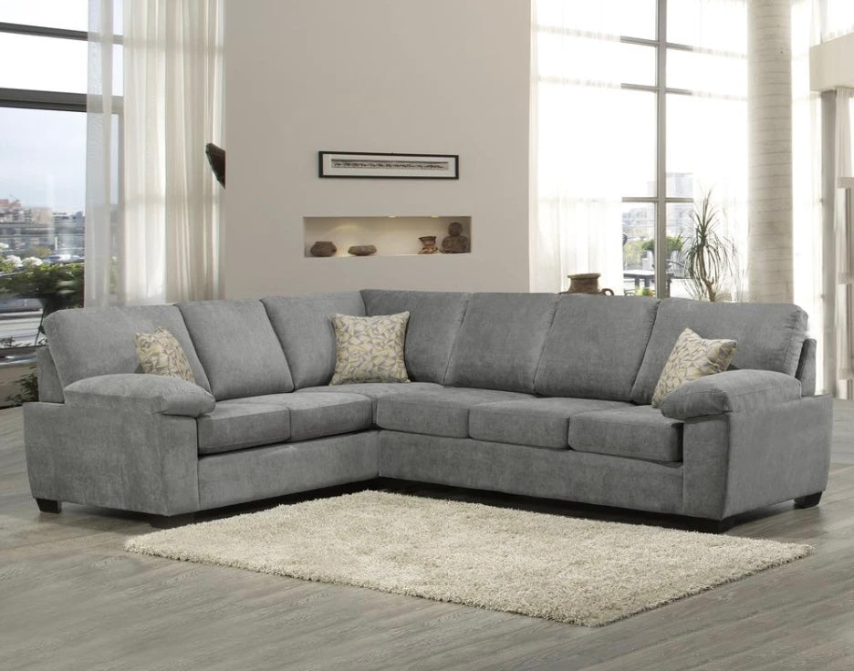 Heather Sectional - Grey - Canadian Furniture