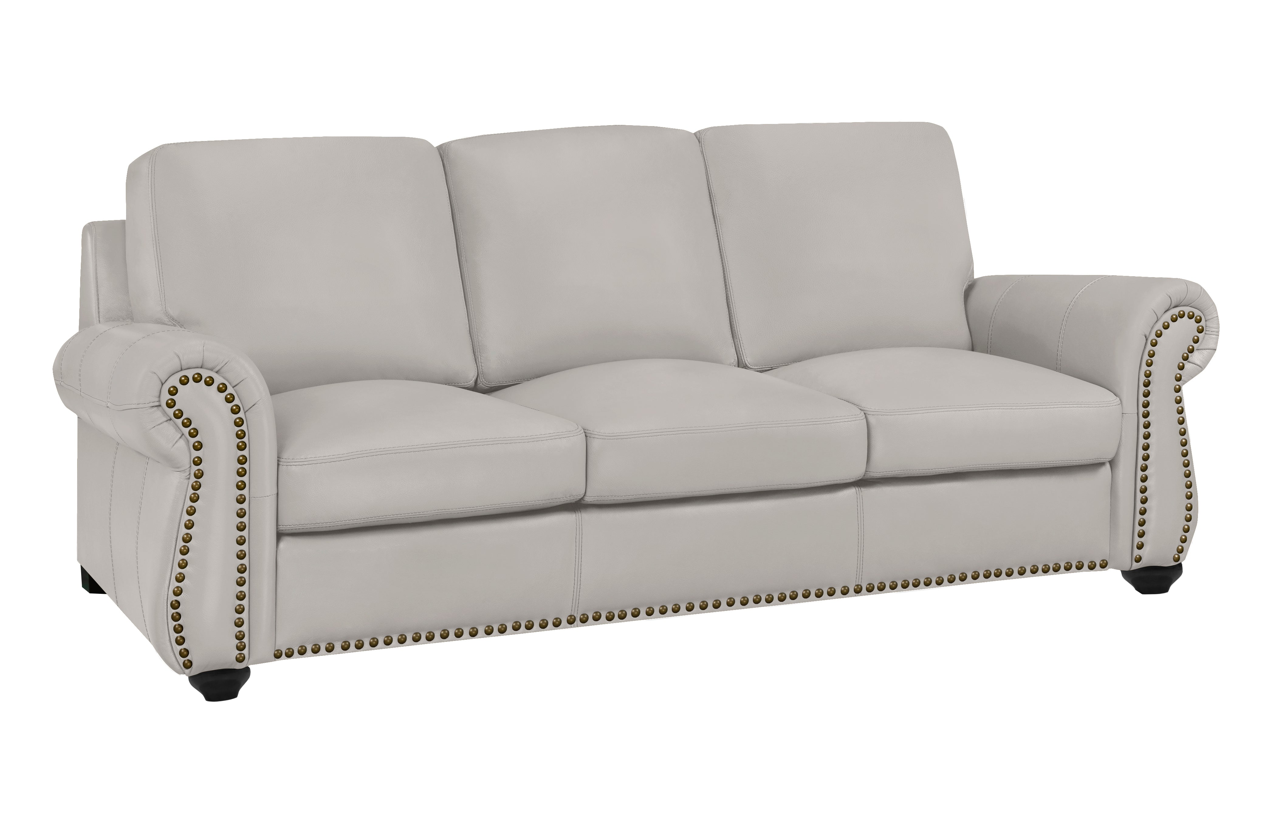 Whistler Sofa Series - Cloud Grey Genuine Leather