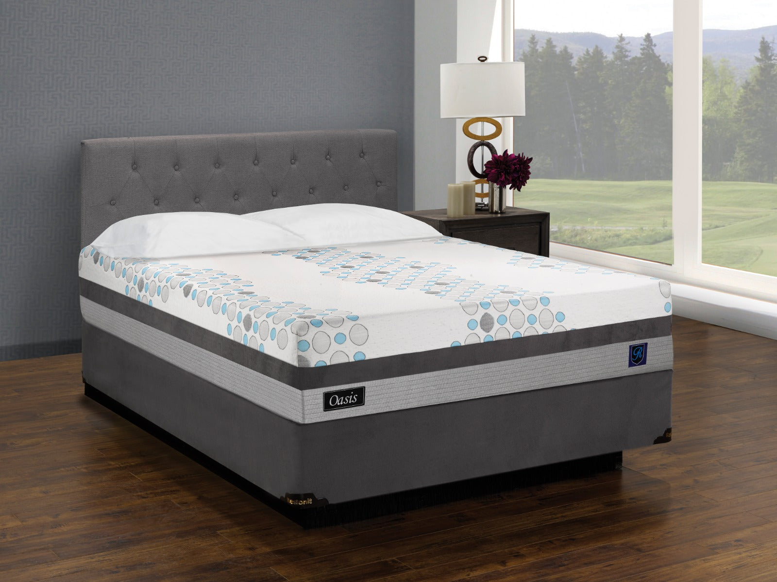 Oasis 12" Gel Memory Foam Mattress