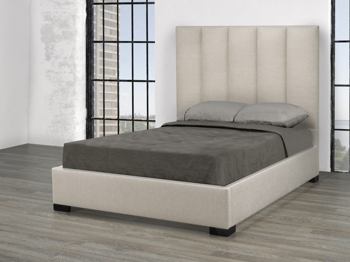 Madeira Platform Bed - Beige