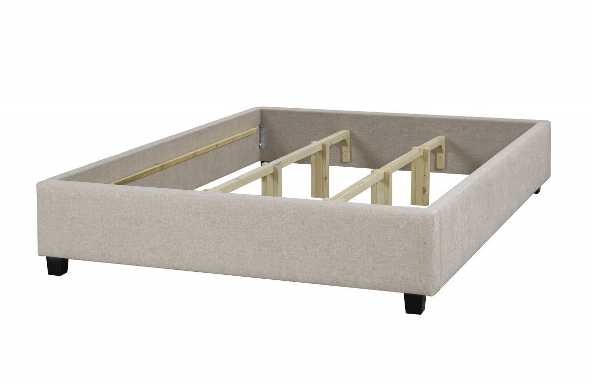 Aspen Platform Bed - Beige - CanadianFurniture.ca