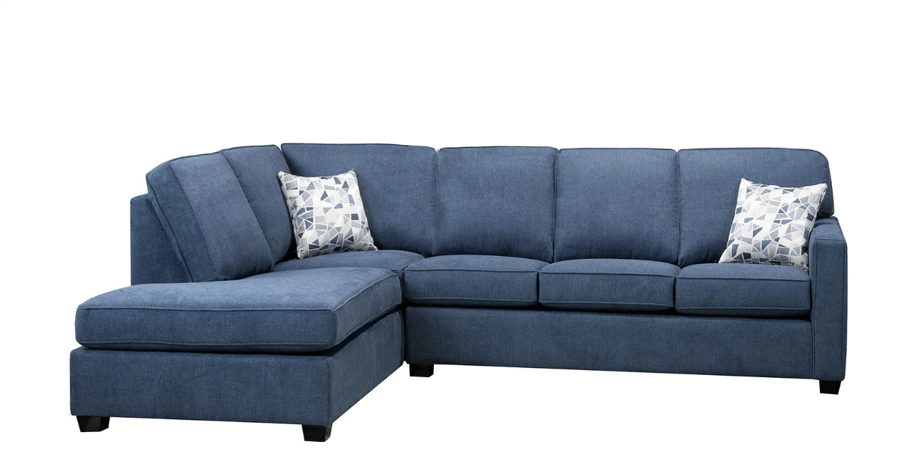 Sapphire Sectional - Blue - CanadianFurniture.ca