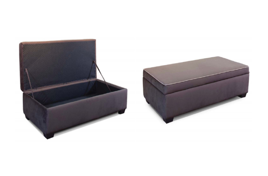 Chapleau Storage Ottoman - Cocoa - Canadian Furniture