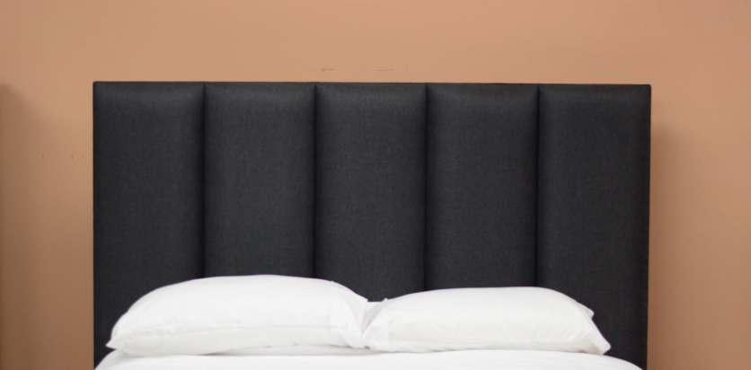 Madeira Headboard - Dark Grey Linen - Canadian Furniture