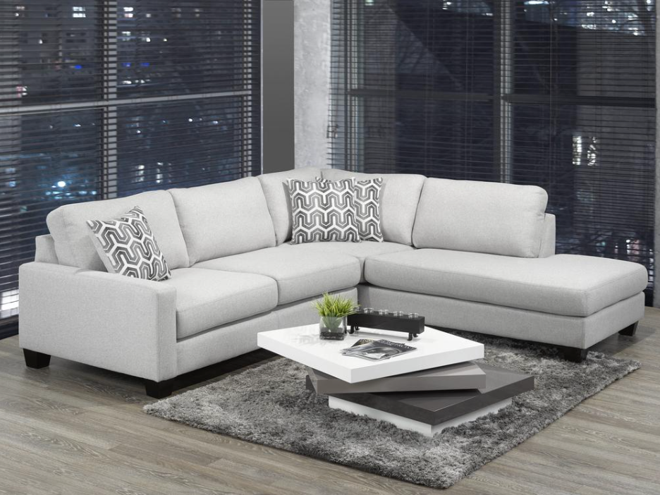 Jackson Sectional - Light Grey - Canadian Furniture