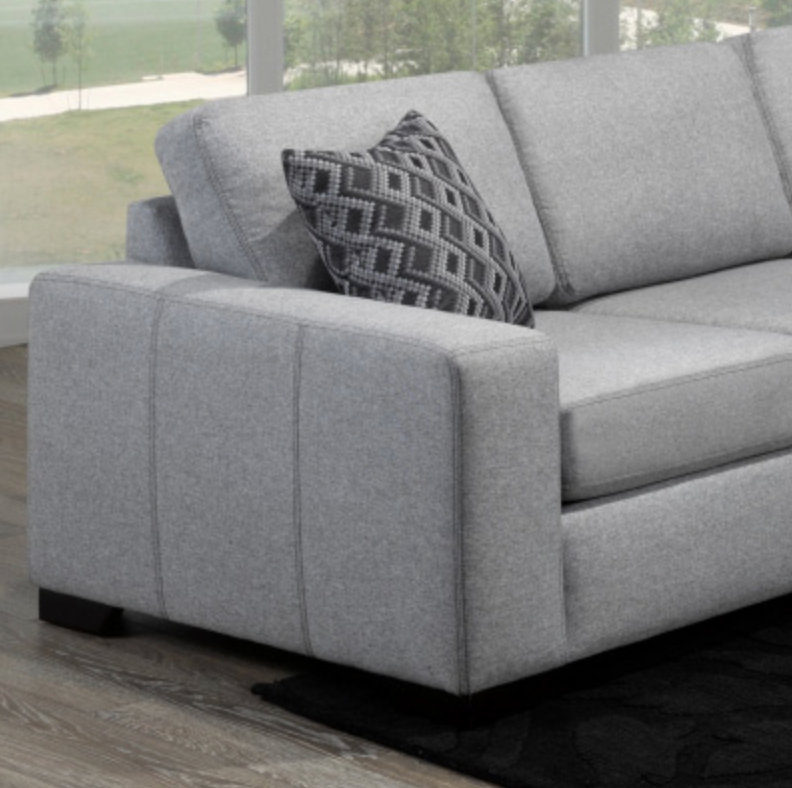 Laval Sectional - Grey - Canadian Furniture