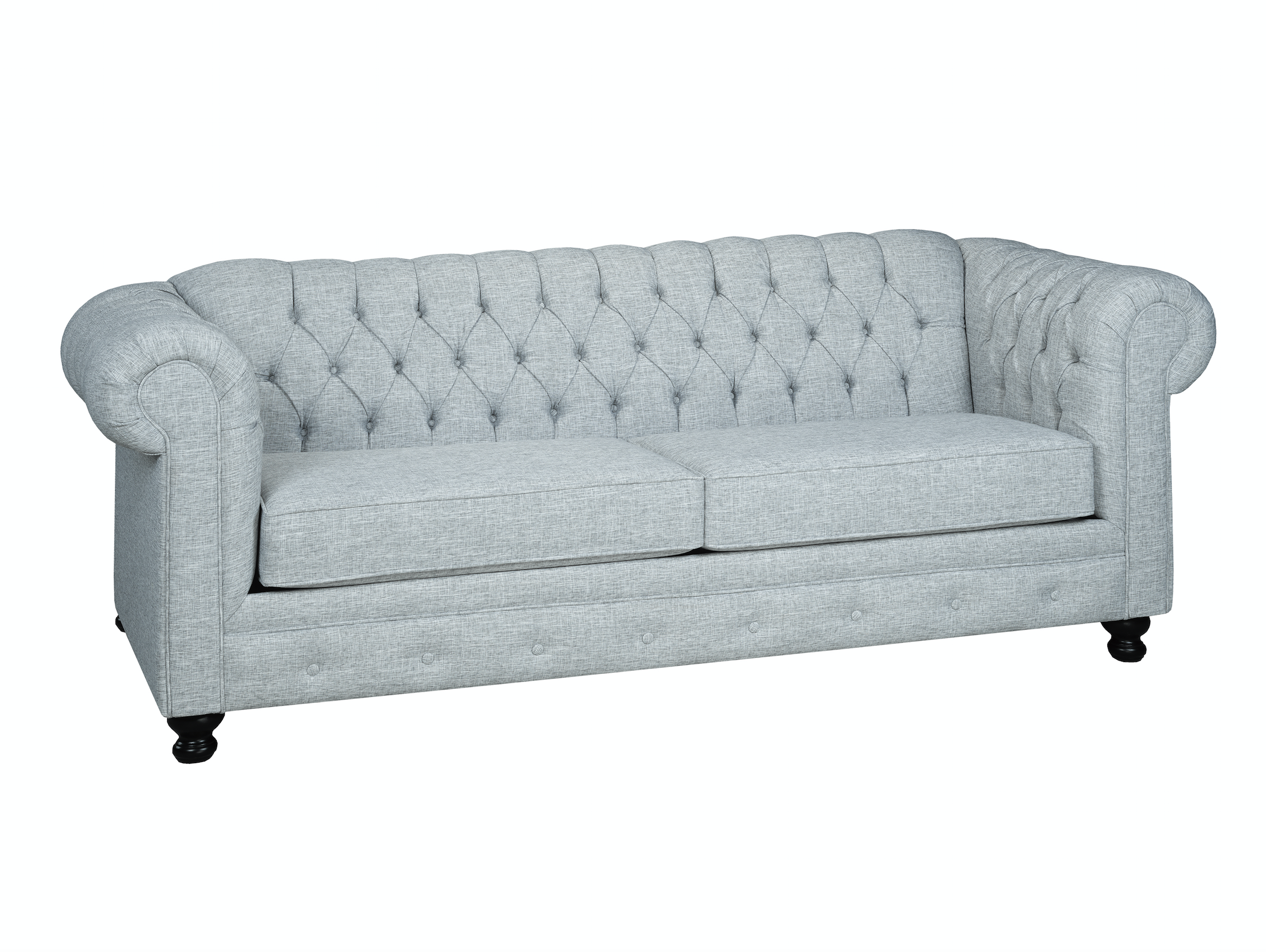 Isabella Tufted Sofa - Grey