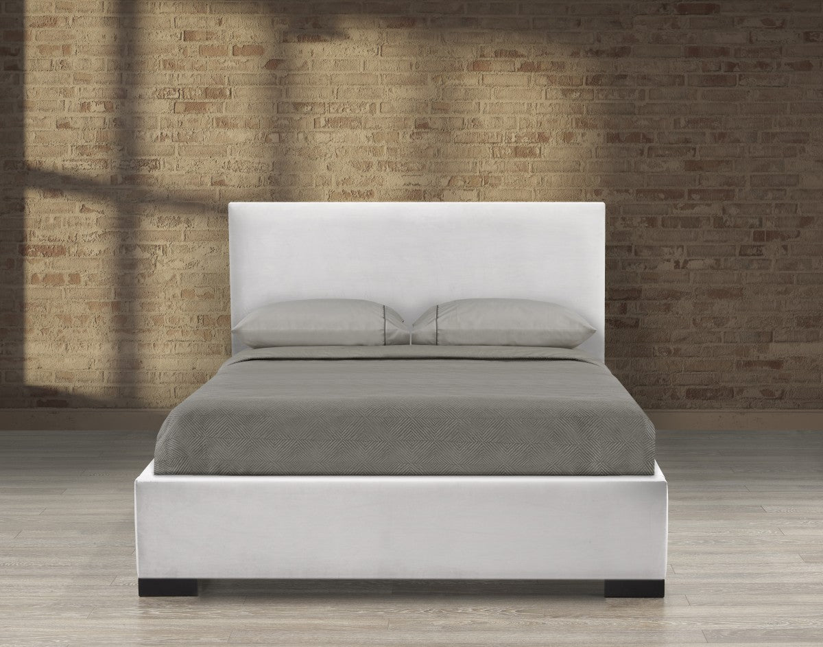 Sunterra Platform Bed - Platinum Grey Velvet
