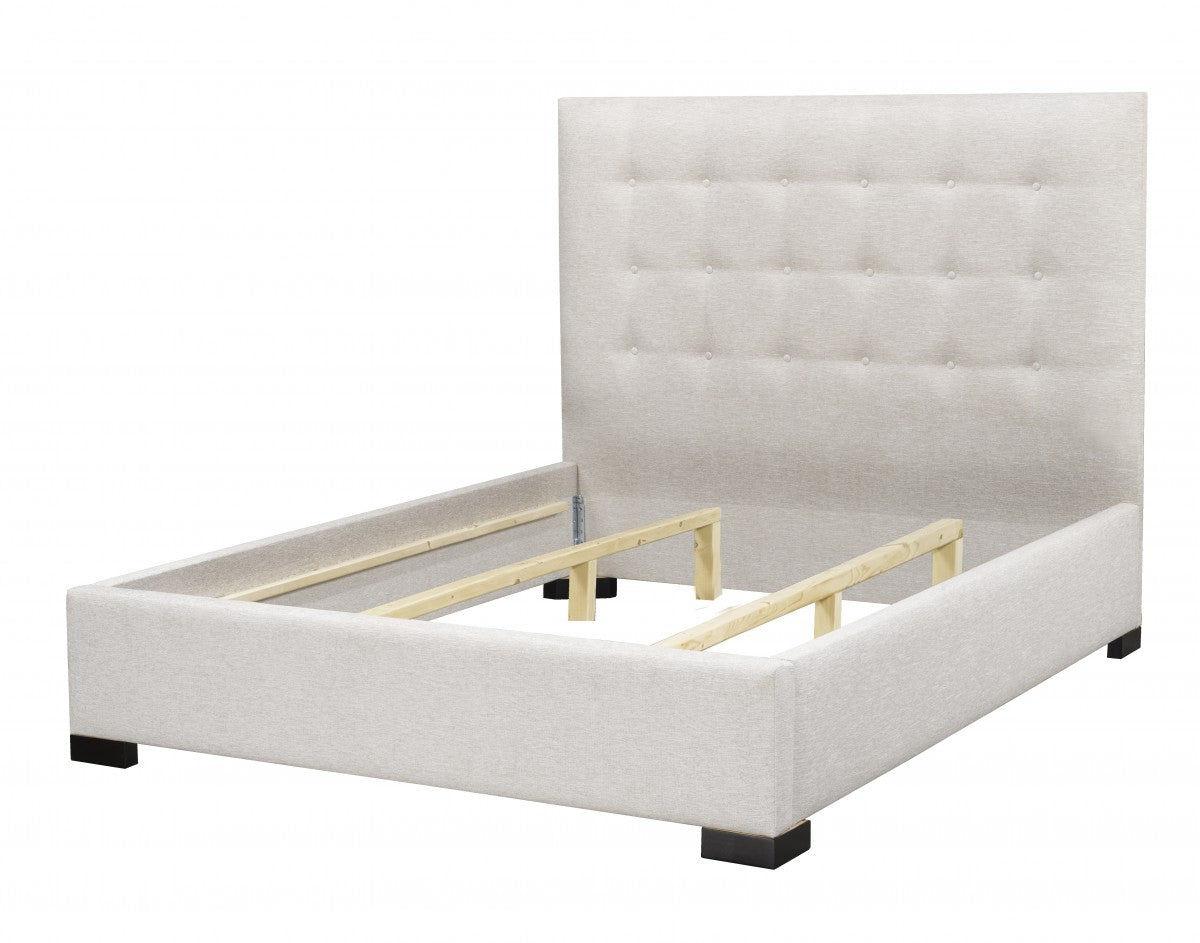 Medina Platform Bed - Ivory - CanadianFurniture.ca