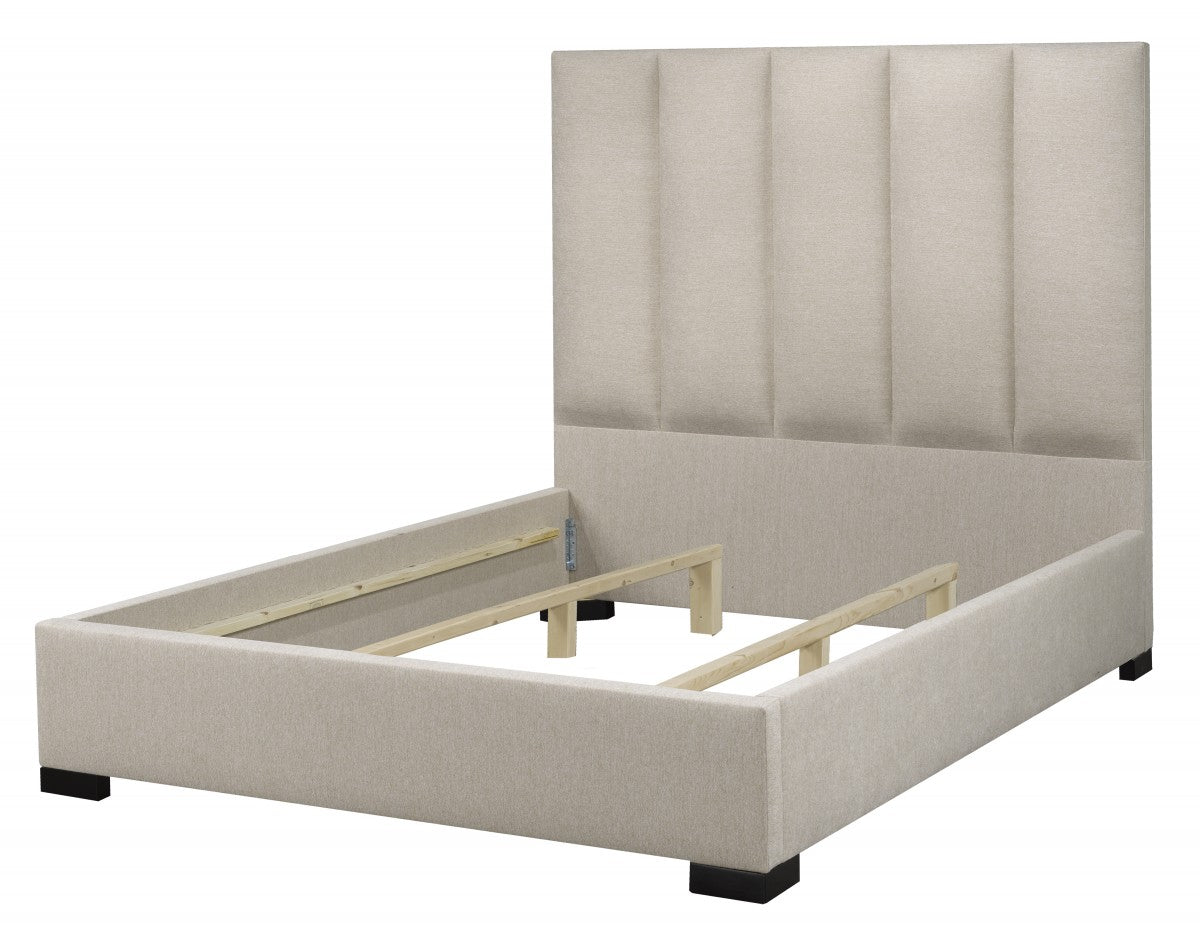 Madeira Platform Bed - Beige