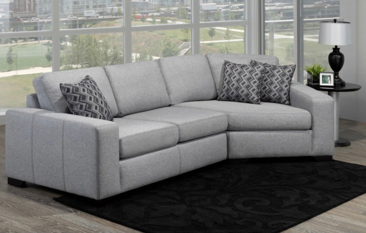 Laval Sectional - Grey - Canadian Furniture