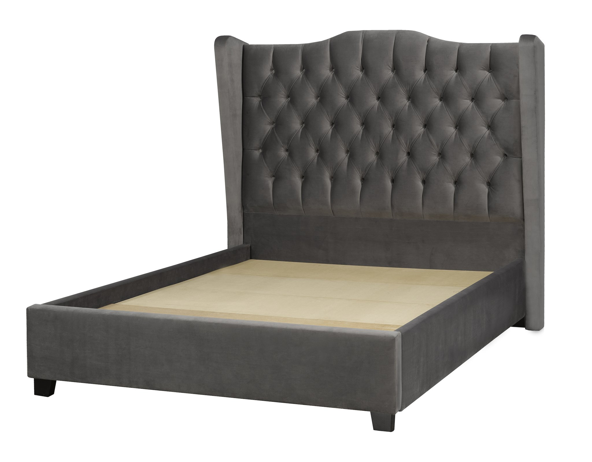 Tucana Platform Bed - Dark Grey - Canadian Furniture