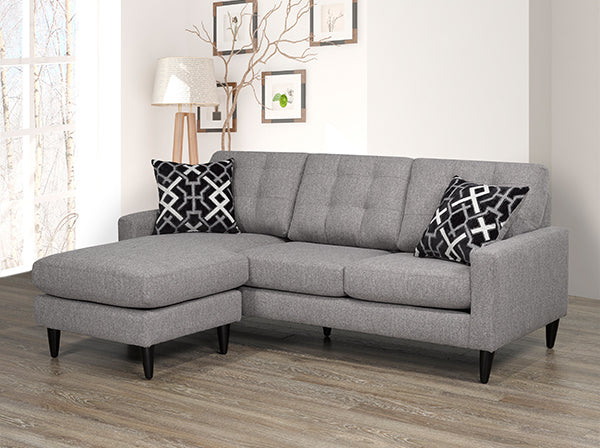 Lucille LHF/RHF Configurable Sectional - Grey