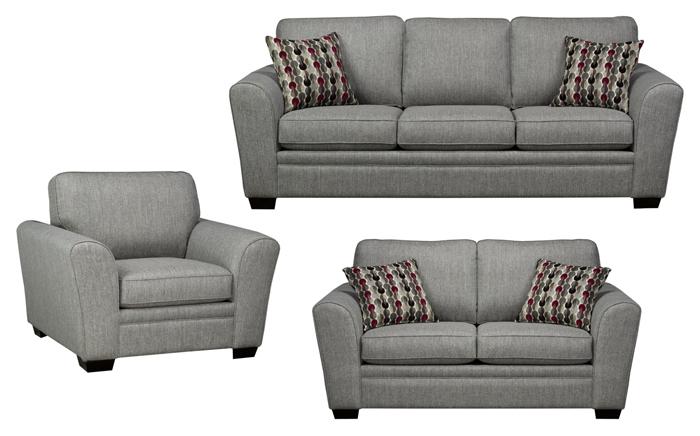 Sorrento Sofa Series - Grey - Canadian Furniture