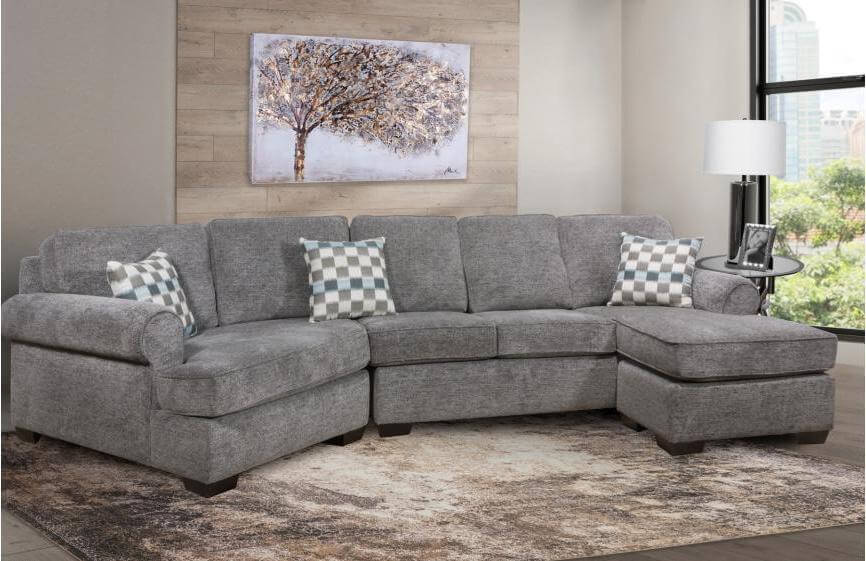 Apollo Sectional - Grey - Canadian Furniture