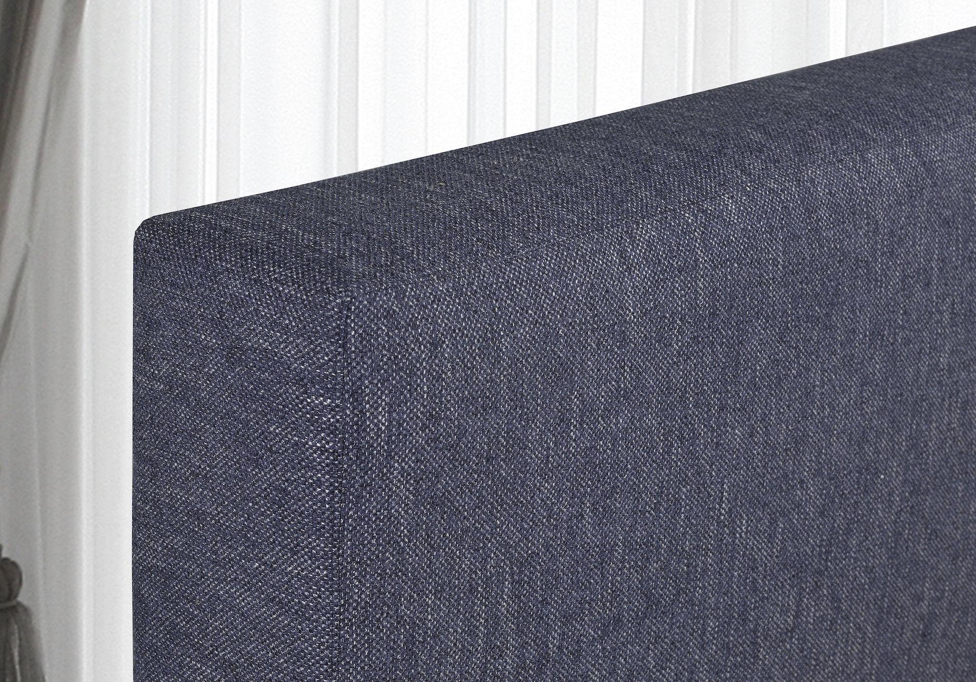 Hudson Platform Bed - Blue Linen - Canadian Furniture