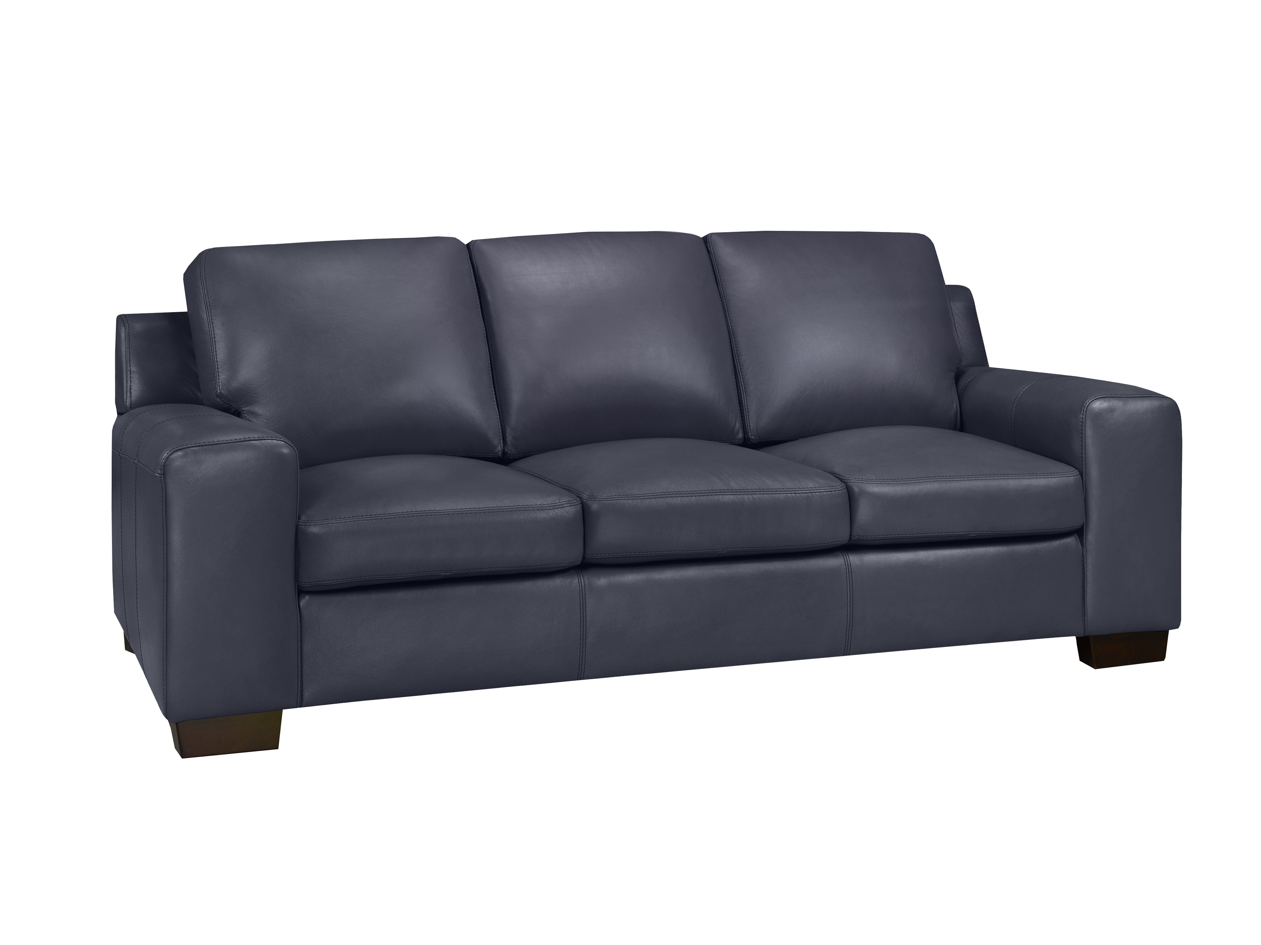 Vernon Sofa Series - Navy Genuine Leather