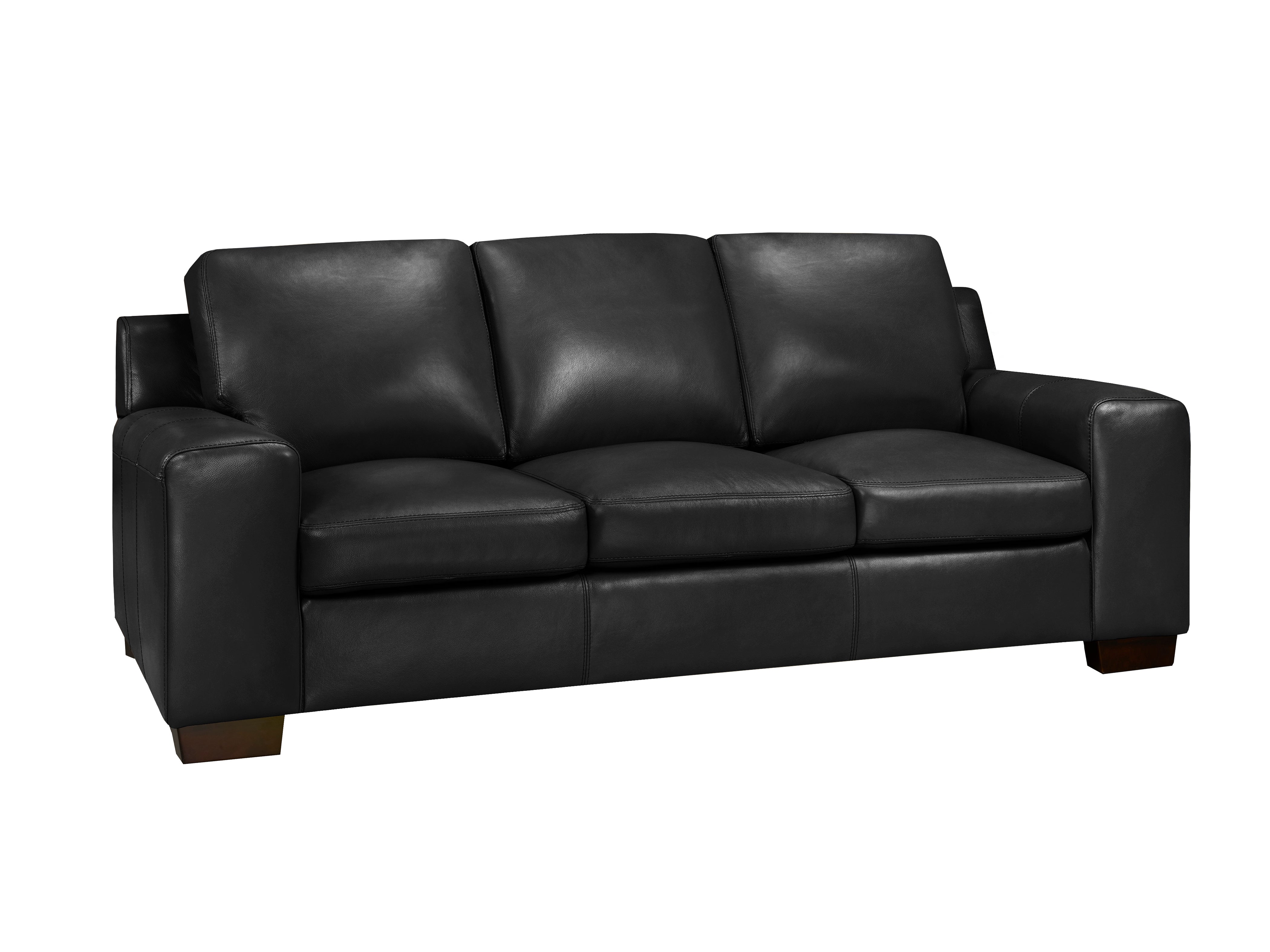 Vernon Sofa Series - Raven Genuine Leather