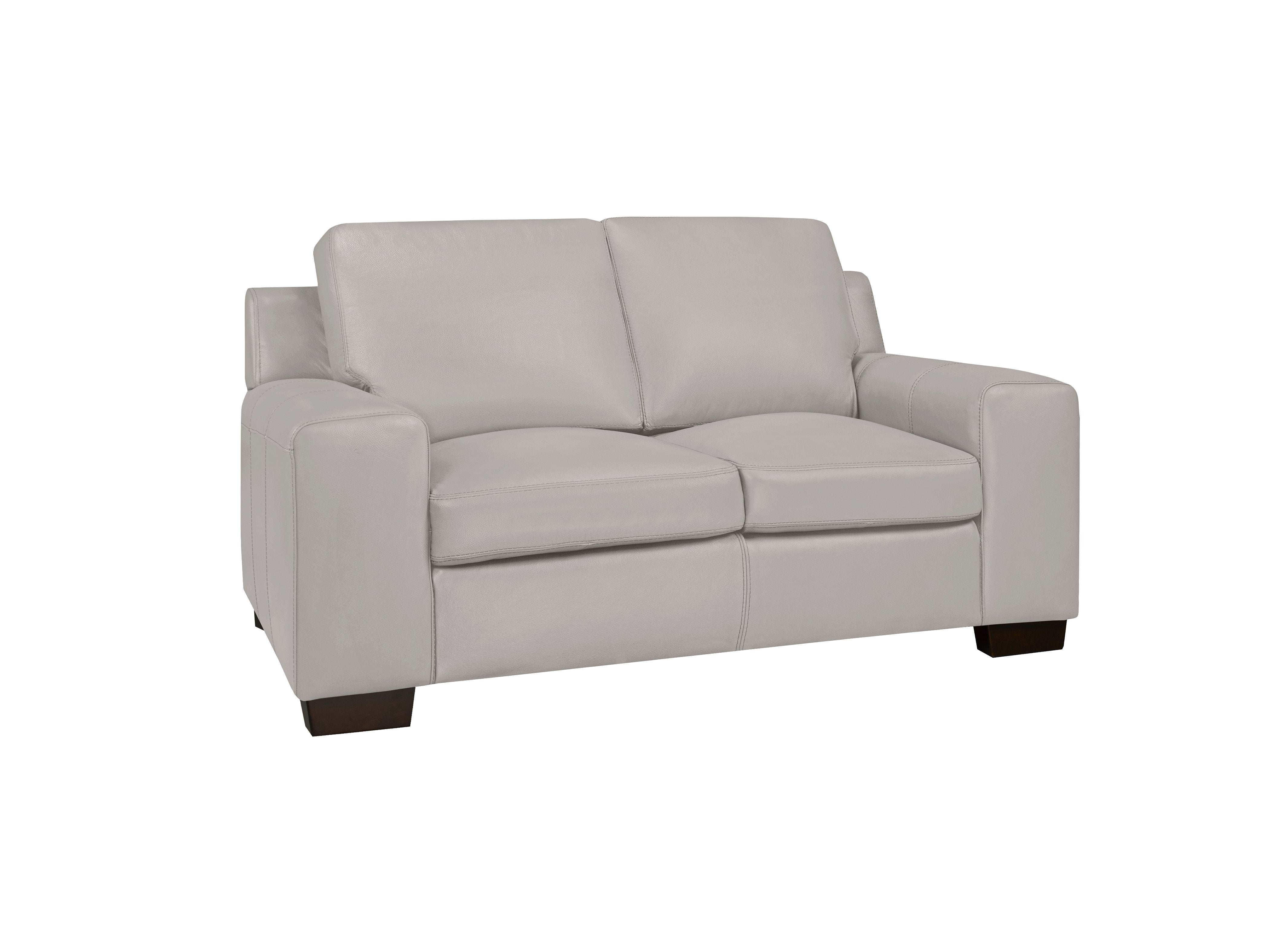 Vernon Sofa Series - Grey Genuine Leather - Canadian Furniture