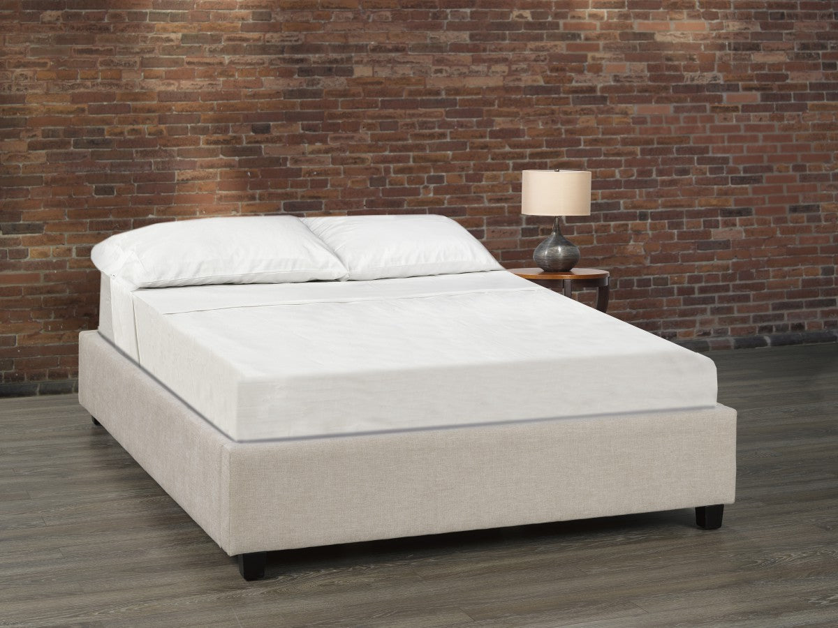 Aspen Platform Bed - Beige - CanadianFurniture.ca