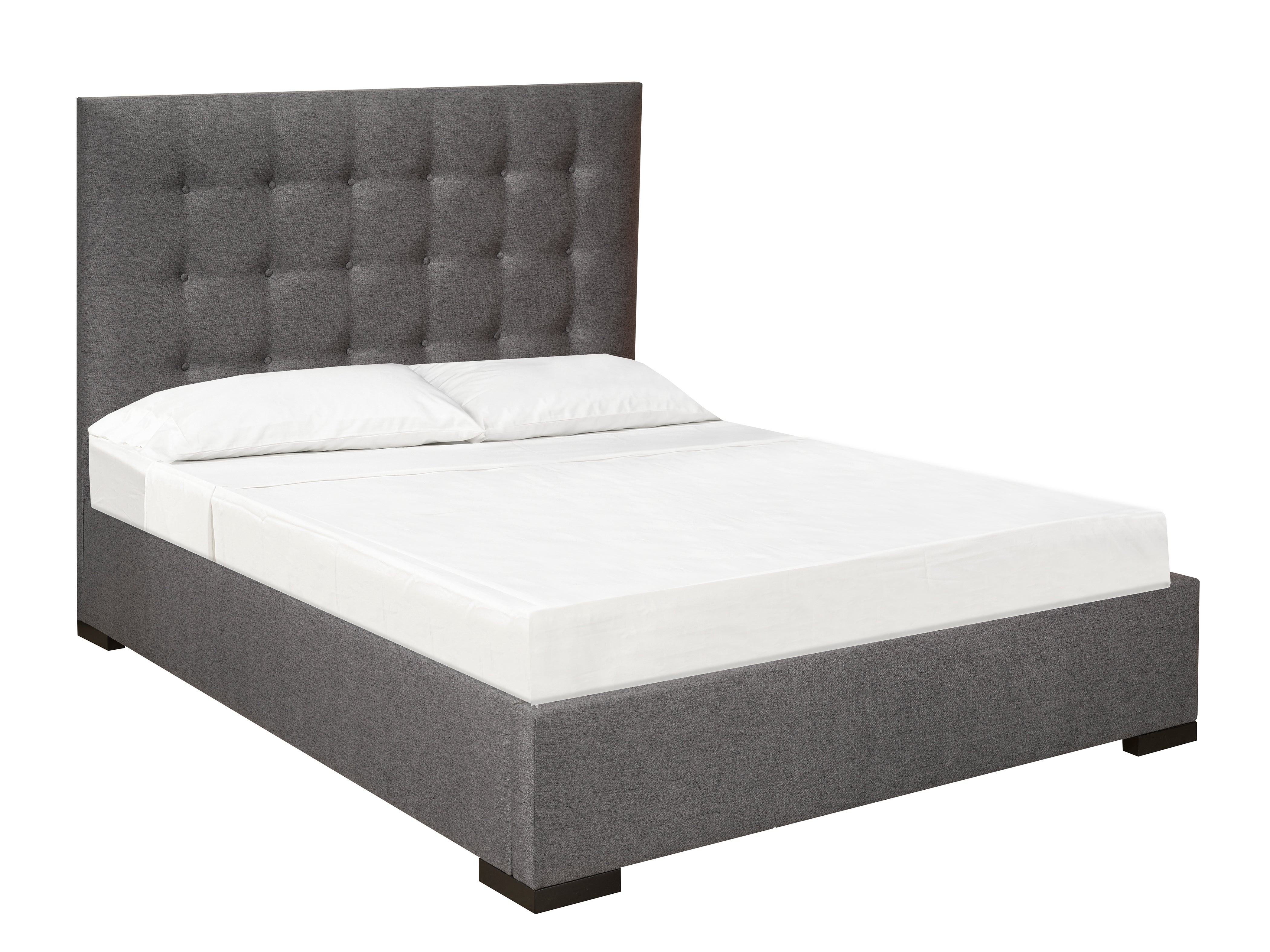 Medina Platform Bed - Grey - Canadian Furniture