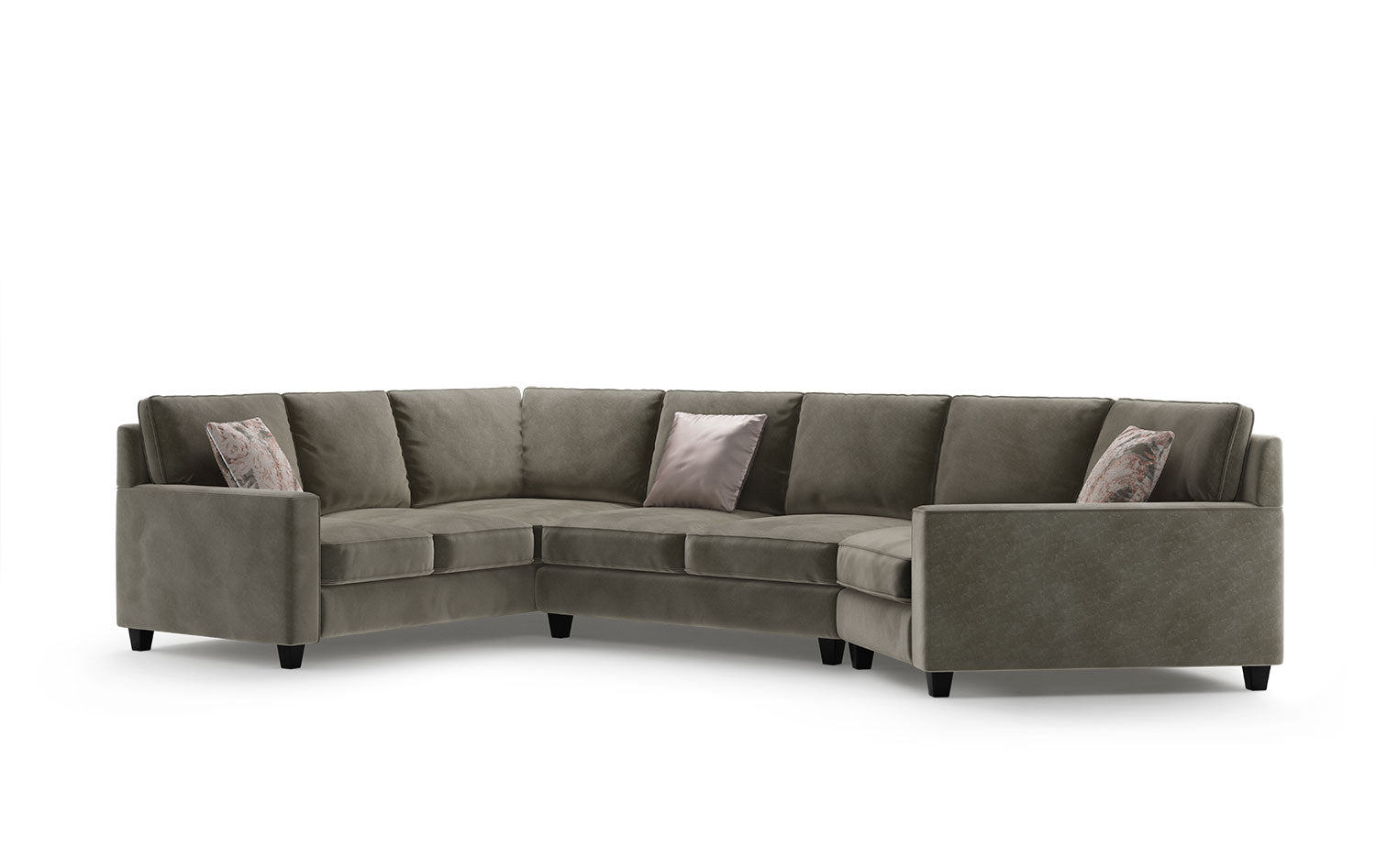 Cartier Sectional - Charcoal