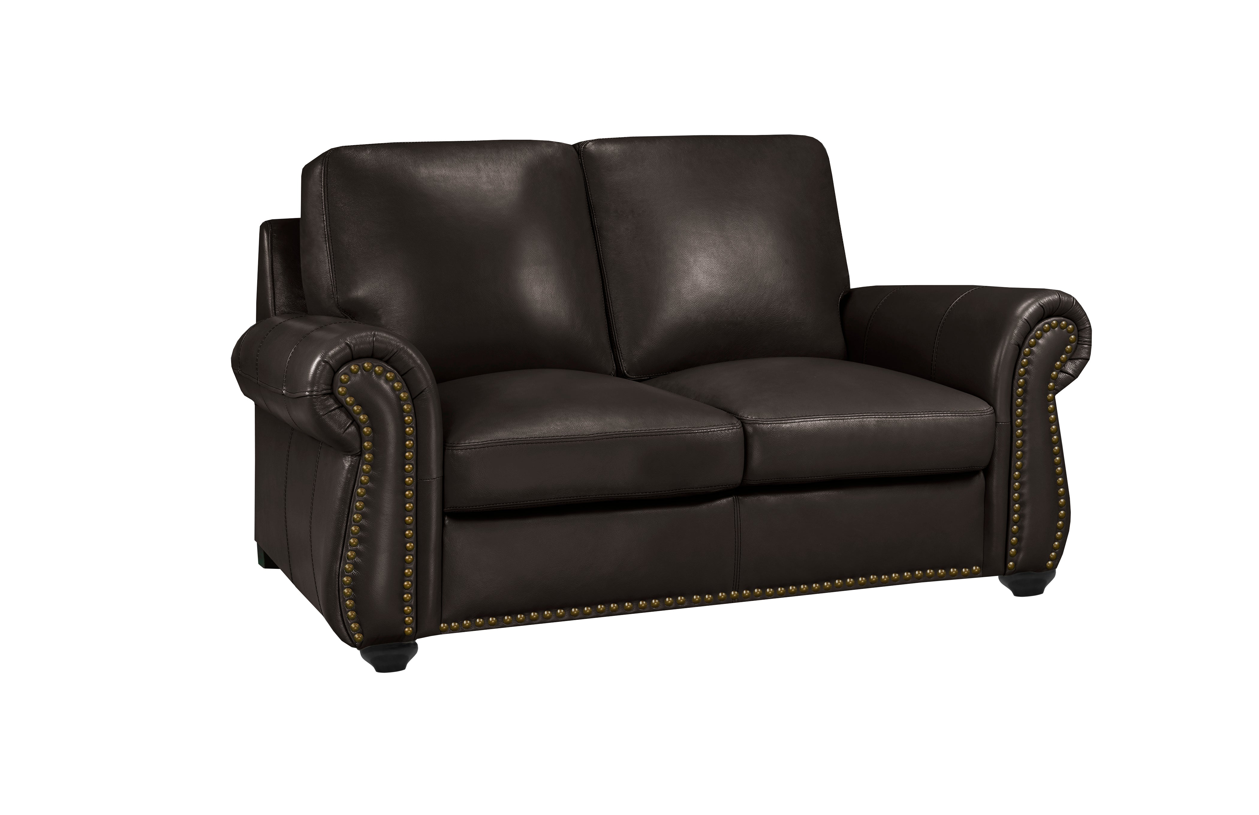 Whistler Sofa Series - Mocha Genuine Leather