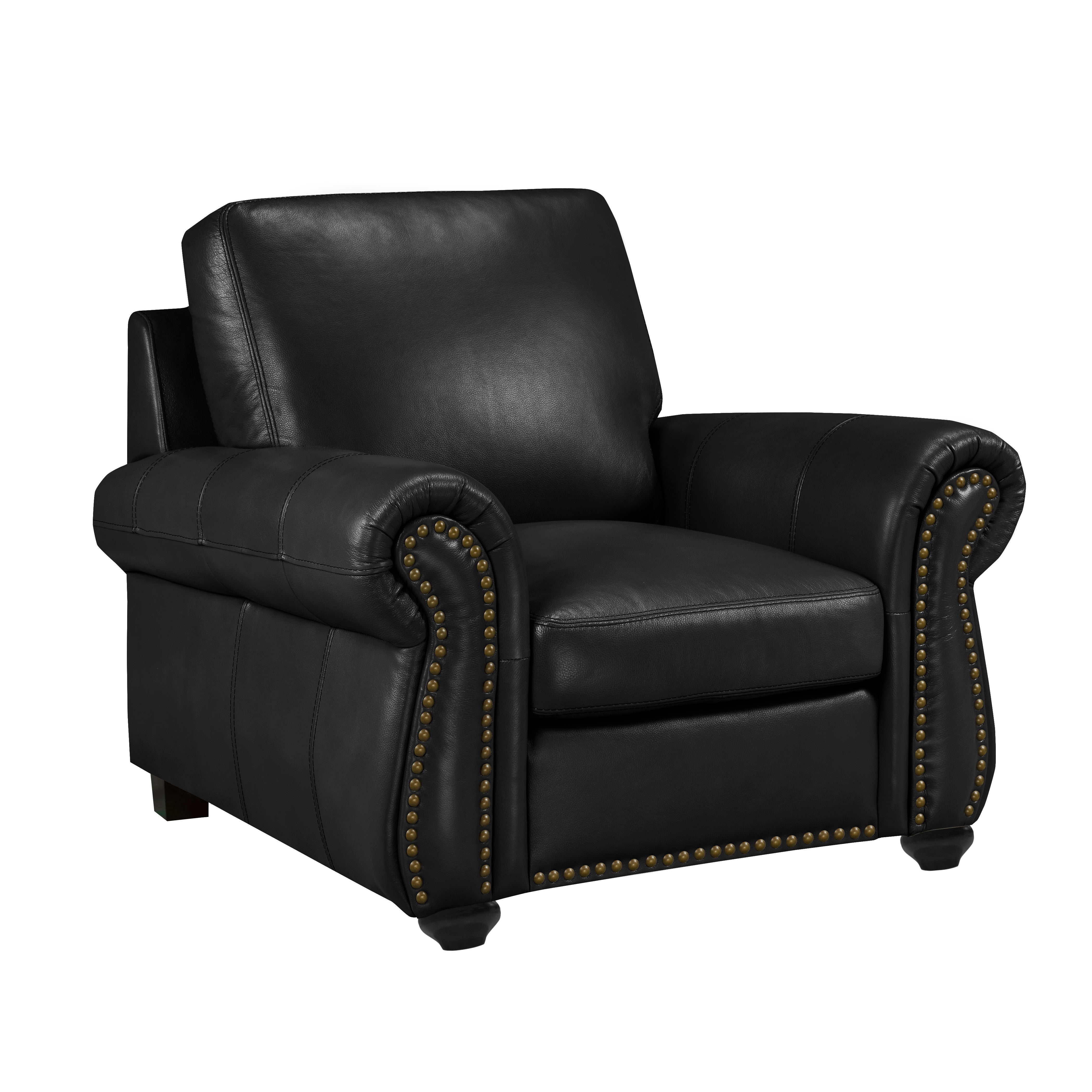 Whistler Chair - Raven Genuine Leather