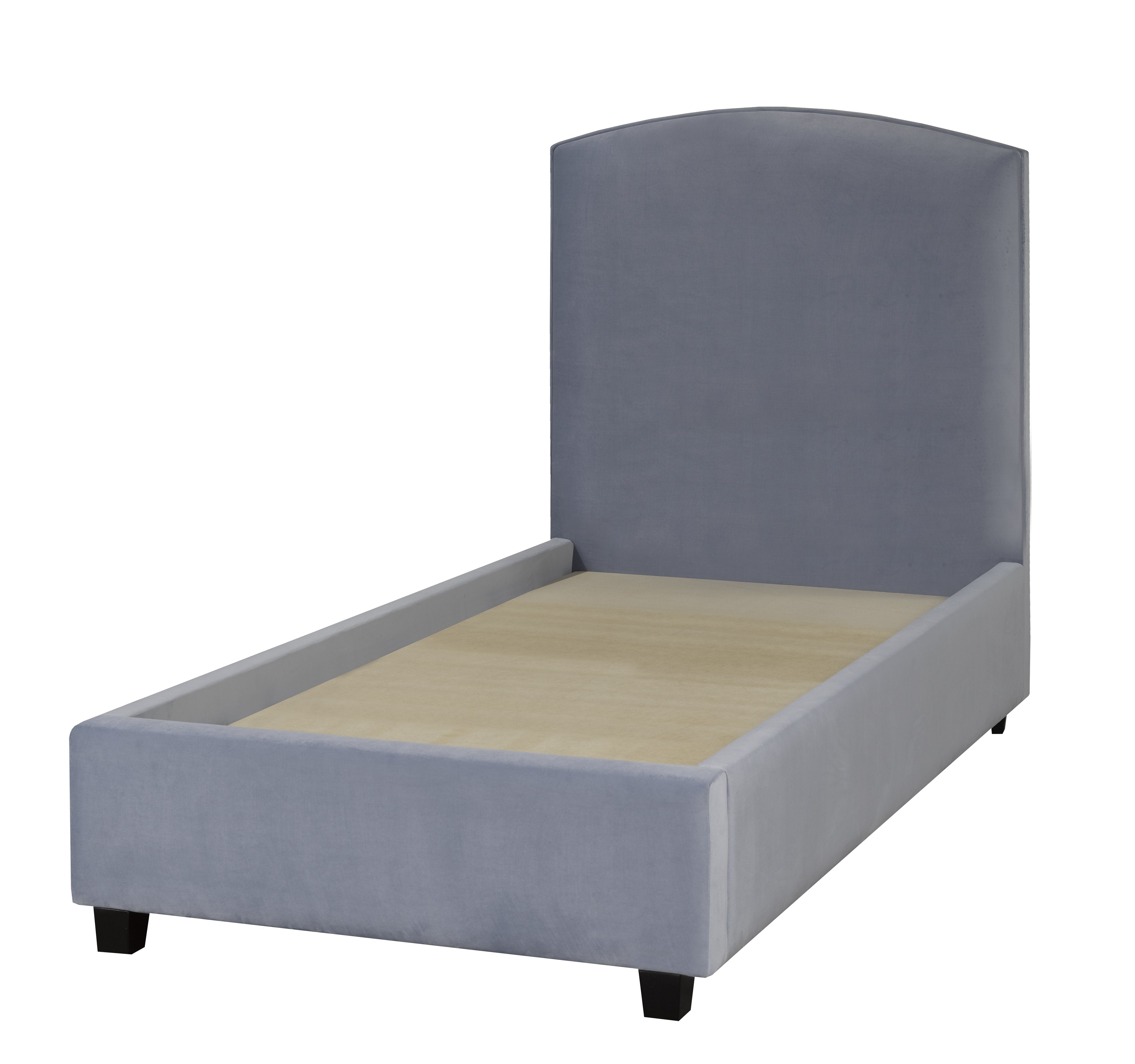 Patria Kids Bed - Baby Blue Velvet - Canadian Furniture