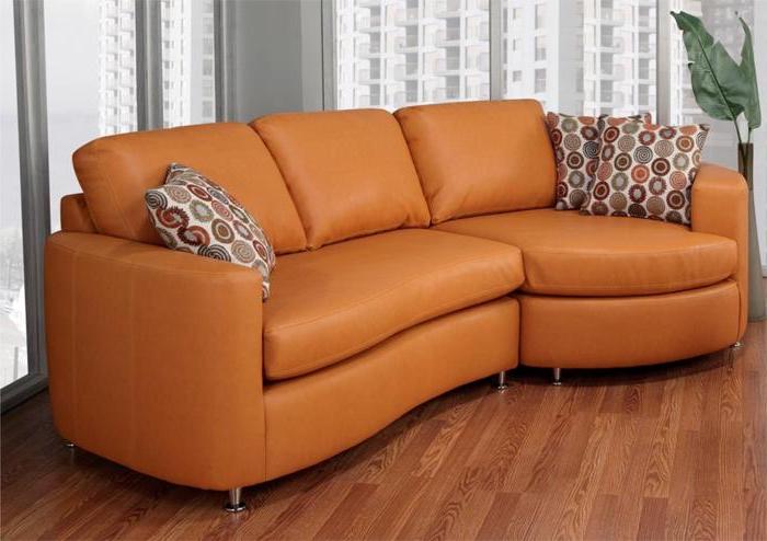 Terra LHF Sectional - Orange - CanadianFurniture.ca