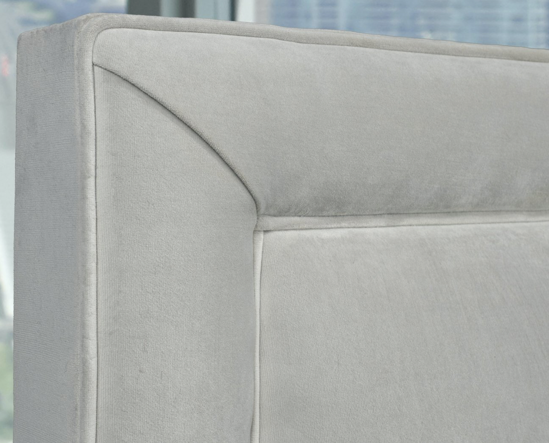 Carlyle Headboard - Grey Velvet - Canadian Furniture